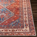 Surya Amelie Rug 6'7" X 9' - Dark Blue & Burnt Orange