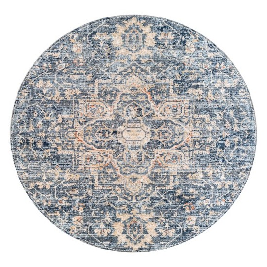 Surya Amore Navy, Denim Rug 7'10" Round