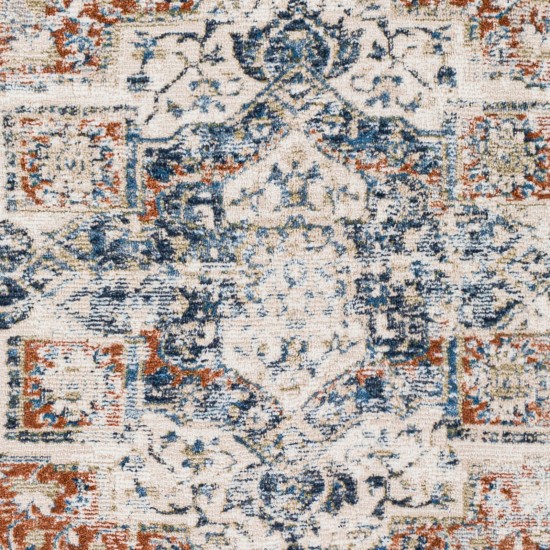 Surya Amore Rug 2'6" X 8' In Navy