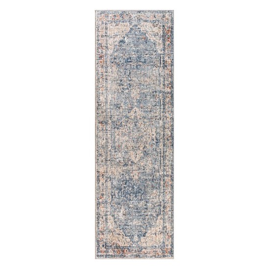 Surya Amore Navy Rug 2'6" X 10'