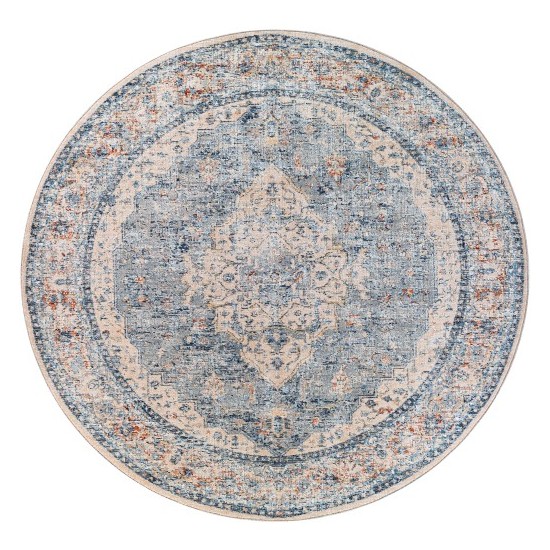 Surya Amore Navy Rug 7'10" Round