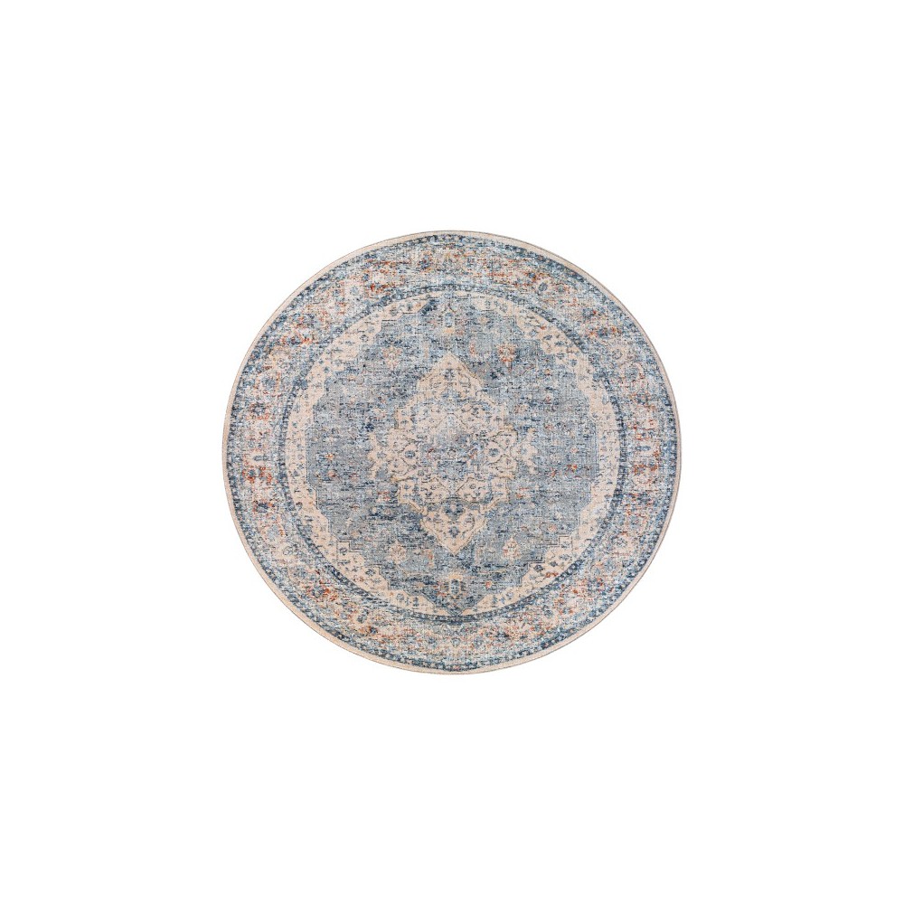 Surya Amore Navy Rug 7'10" Round