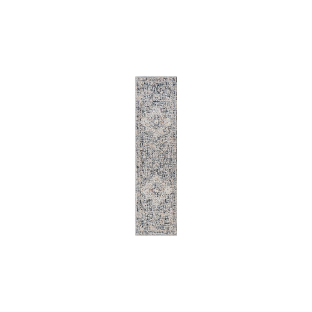 Surya Amore Rug 2'6" X 10' (Dark Blue) Surya Amore Rug 2'6" X 10' (Dark Blue)