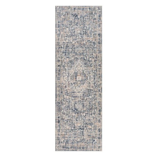 Surya Amore Rug 2'6" X 8' (Dark Blue)