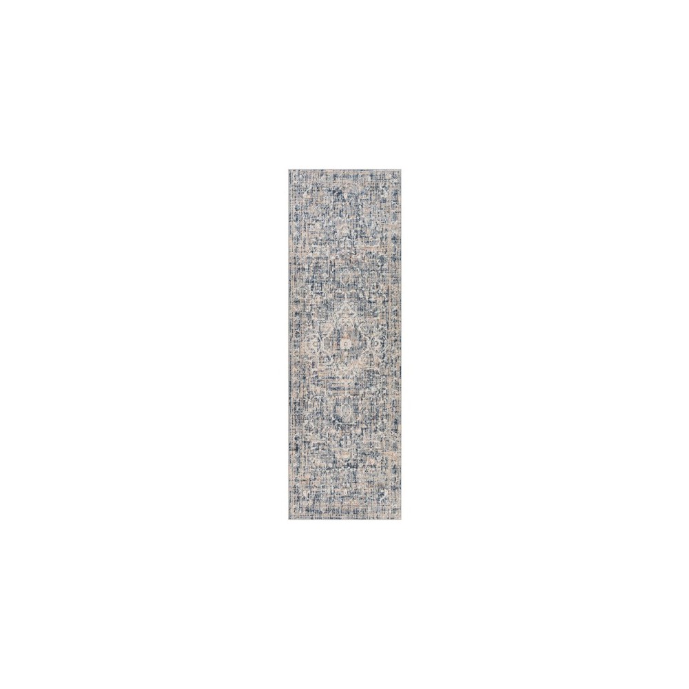 Surya Amore Rug 2'6" X 8' (Dark Blue)