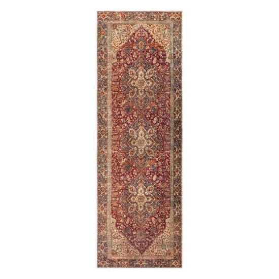 Surya Amelie Dark Red Rug 2'7" X 7'10"