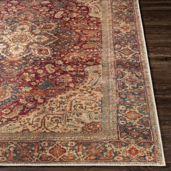 Surya Amelie Dark Red Rug 2'7" X 7'10"
