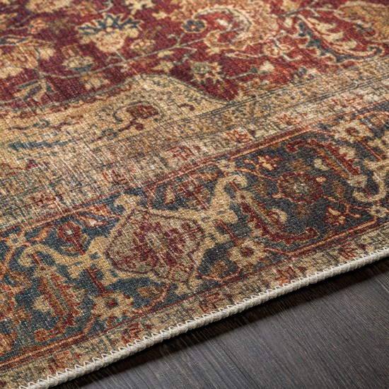 Surya Amelie Dark Red Rug 2'7" X 7'10"