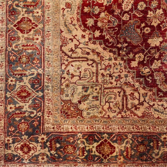 Surya Amelie Dark Red Rug 2'7" X 7'10"