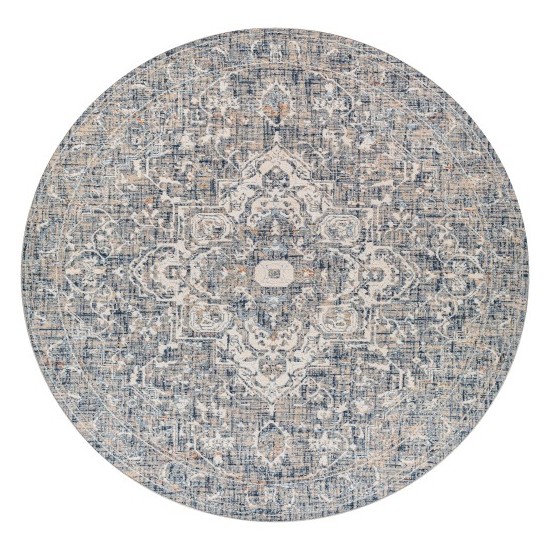 Surya Amore Rug 7'10" Round (Dark Blue)