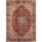 Surya Amelie Dark Red Rug 6'7" X 9'