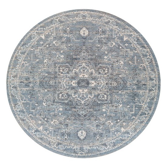 Surya Amore Rug 7'10" Round (Denim)