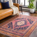 Surya Amelie Rug 2'7" X 7'10" - Dark Blue & Rose