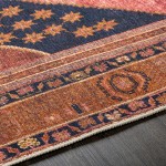 Surya Amelie Rug 5'3" X 7'3" - Dark Blue & Rose