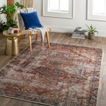 Surya Amelie Rug 6'7" X 9' Burgundy