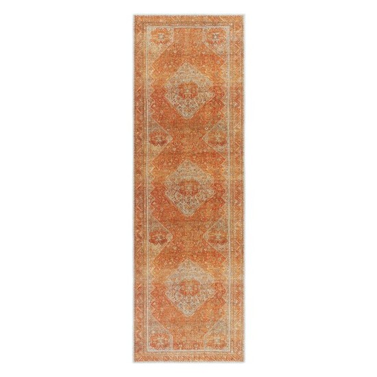 Surya Amelie Rug 2'7" X 7'10" - Burnt Orange & Orange