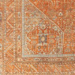 Surya Amelie Rug 5'3" X 7'3" - Burnt Orange & Orange