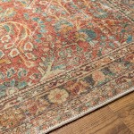 Surya Amelie Rug 2' X 2'11" - Brick Red & Dusty Sage