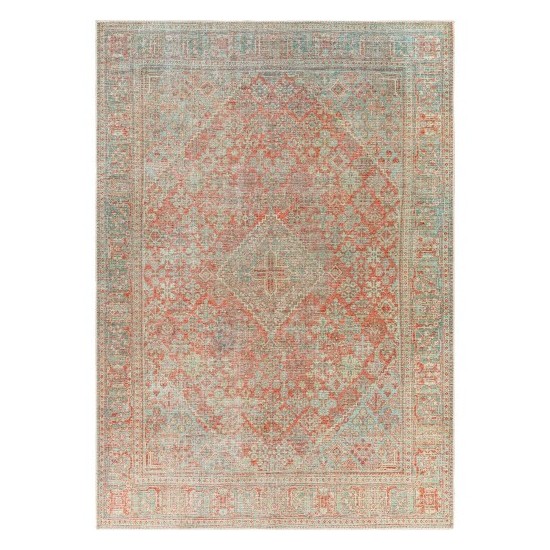 Surya Amelie Rug 2' X 2'11" - Brick Red & Sage