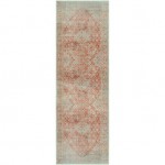 Surya Amelie Rug 2'7" X 7'10" - Brick Red & Sage