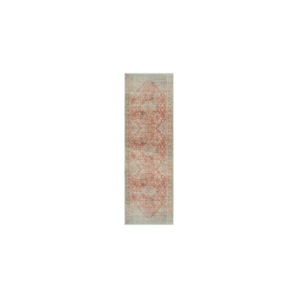 Surya Amelie Rug 2'7" X 7'10" - Brick Red & Sage