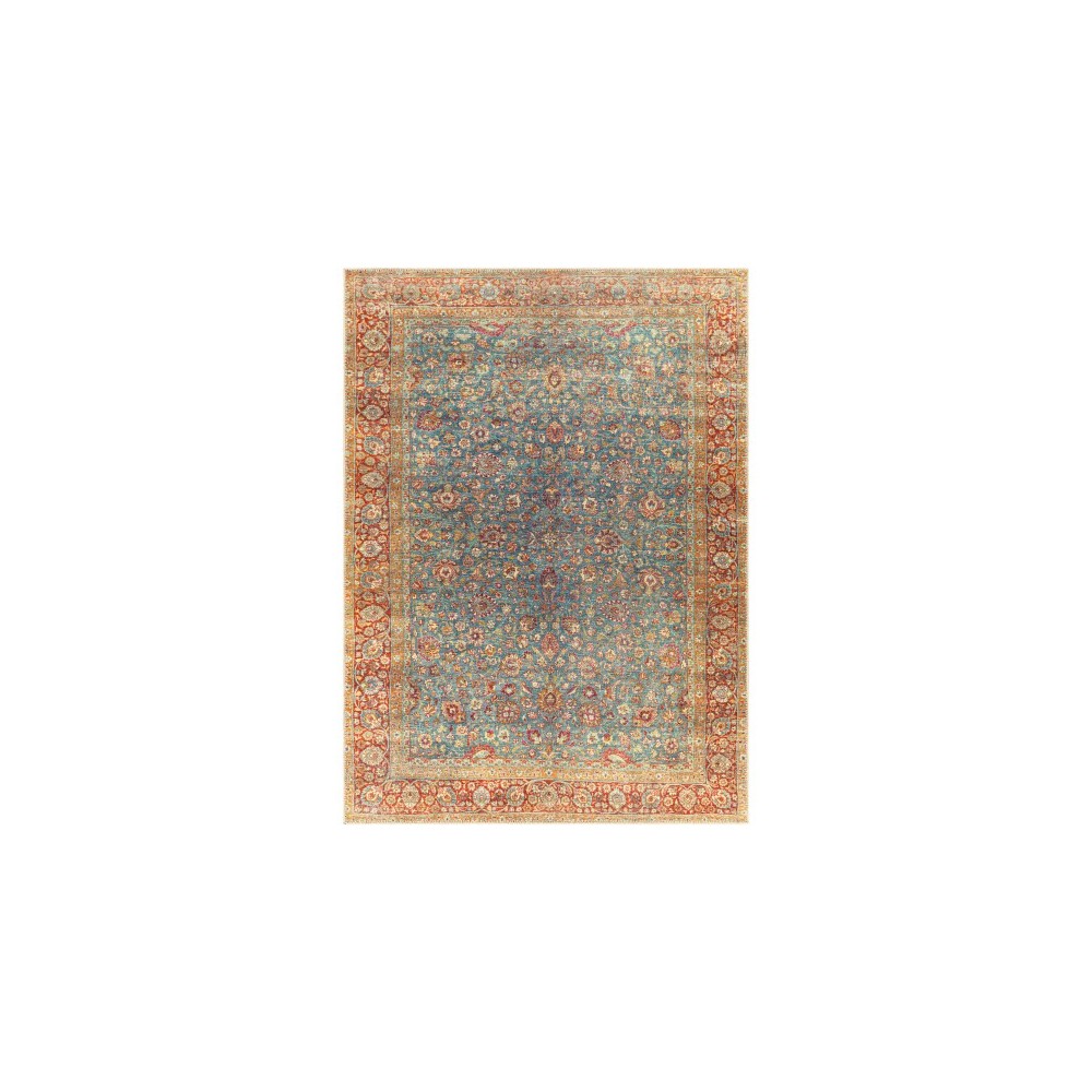 Surya Amelie Rug 2' X 2'11" - Deep Teal & Burgundy Surya Amelie Rug 2' X 2'11" - Deep Teal & Burgundy