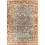 Surya Amelie Rug 7'10" X 10'2" - Deep Teal & Burgundy