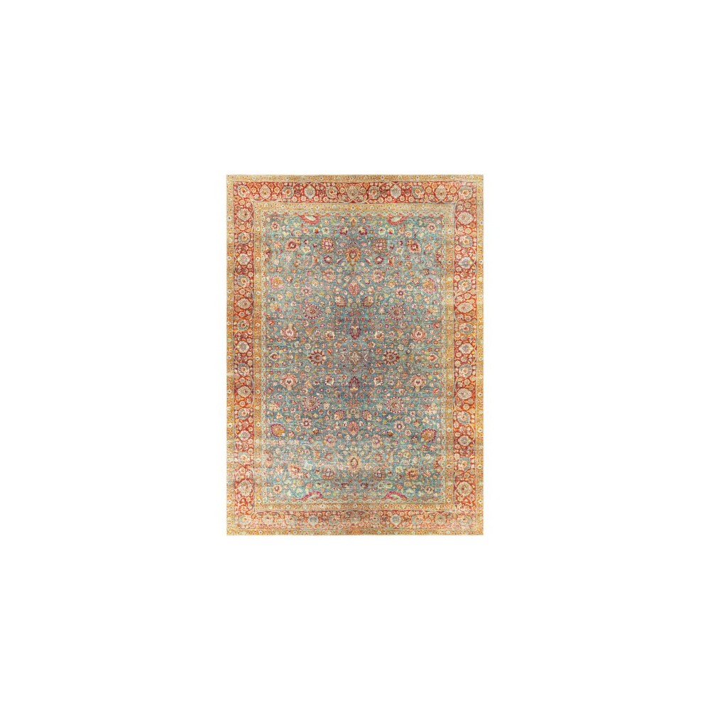 Surya Amelie Rug 7'10" X 10'2" - Deep Teal & Burgundy