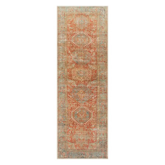 Surya Amelie Burnt Orange Rug 2'7" X 7'10"