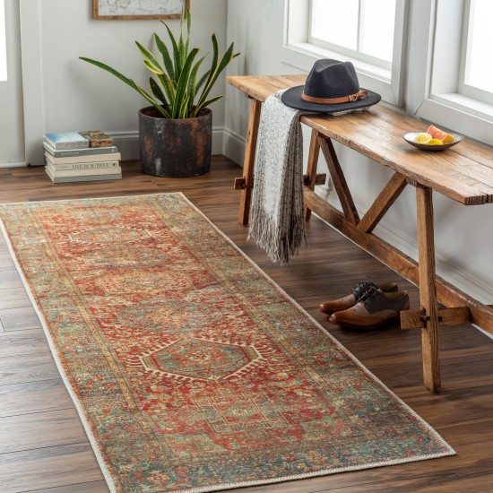 Surya Amelie Burnt Orange Rug 2'7" X 7'10"