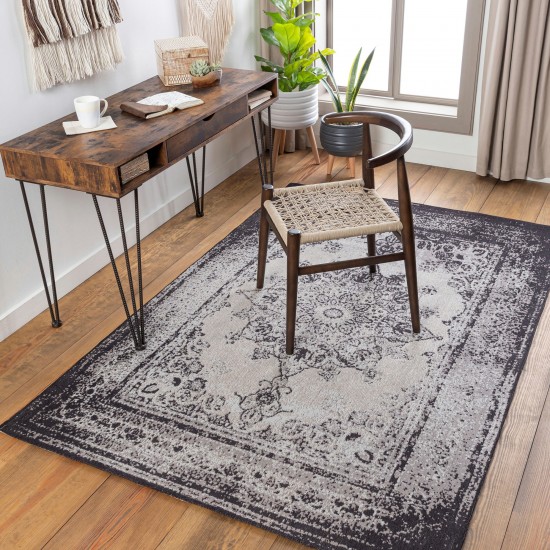 Surya Amsterdam Rug 5' X 7'6" (Black)