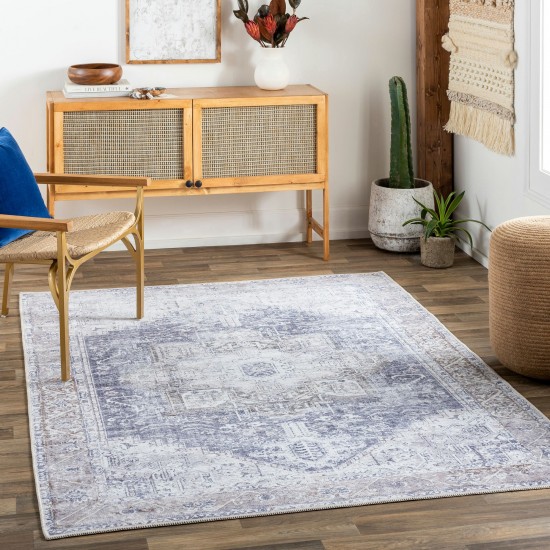 Surya Amelie Ink Blue Rug 2'7" X 7'10"