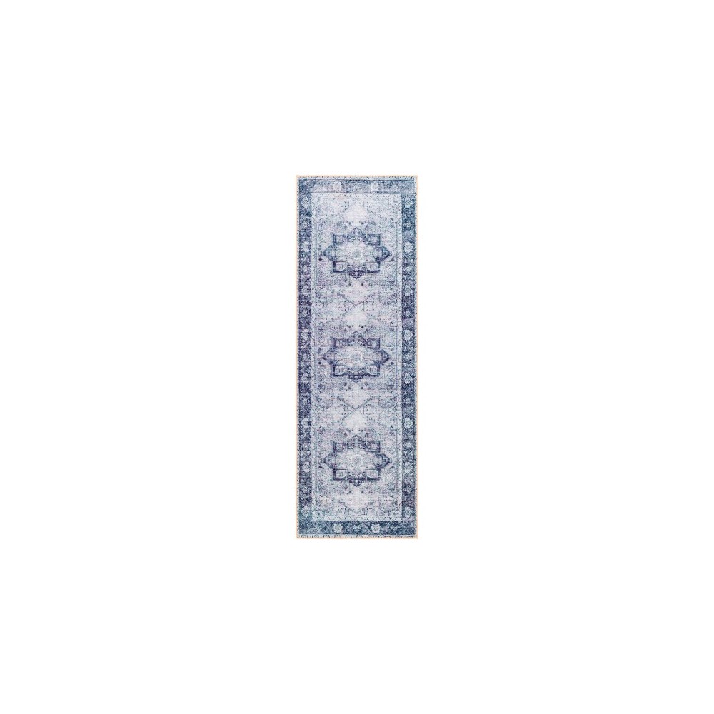 Surya Amelie Light Gray Rug 2'7" X 18' Surya Amelie Light Gray Rug 2'7" X 18'