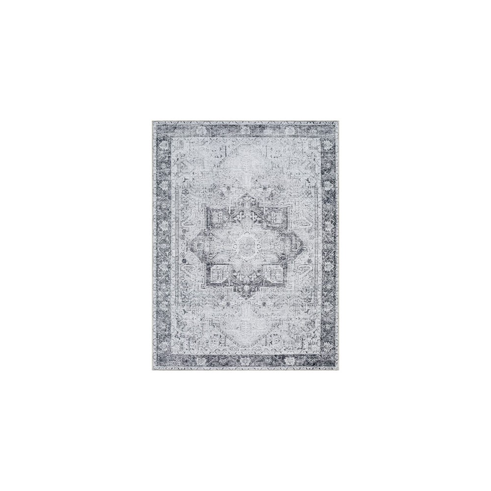 Surya Amelie Rug 6'7" X 9' - Light Gray & Lavender