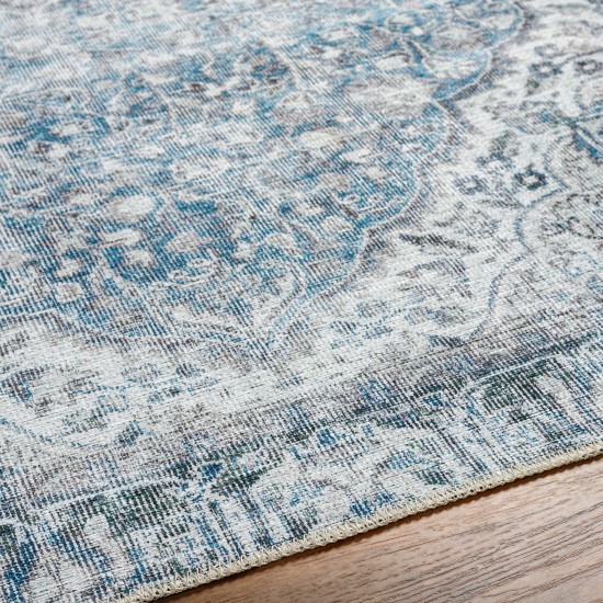 Surya Amelie Rug 2' X 2'11" - Blue & Ice Blue