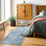 Surya Amelie Blue Rug 2'7" X 7'10"