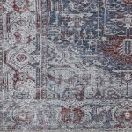 Surya Amelie Rug 2' X 2'11" - Dark Blue & Burgundy