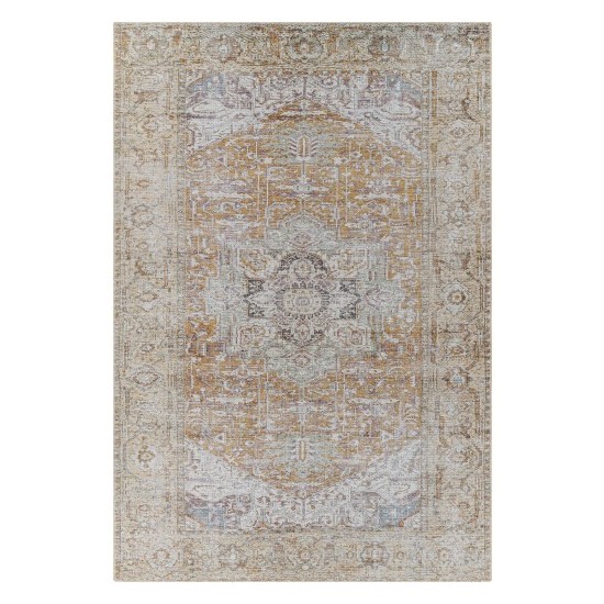 Surya Amelie Rug 2' X 2'11" - Mustard & Light Gray