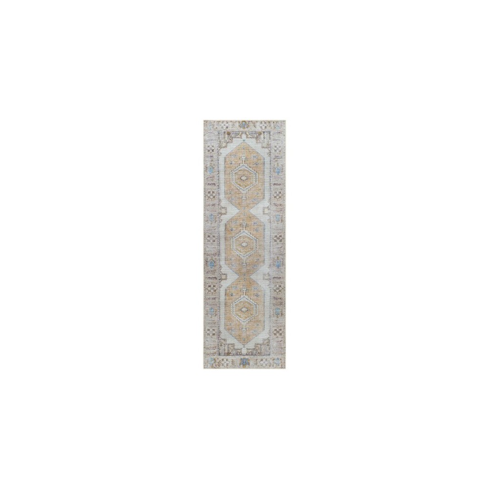 Surya Amelie Mustard Rug 2'7" X 7'10" Surya Amelie Mustard Rug 2'7" X 7'10"