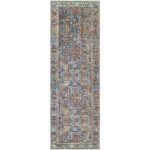 Surya Amelie Rug 2'7" X 7'10" - Deep Teal & Mustard