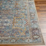 Surya Amelie Rug 2'7" X 7'10" - Deep Teal & Mustard