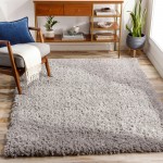 Surya Angora Medium Gray Rug 2'3" X 3'9"