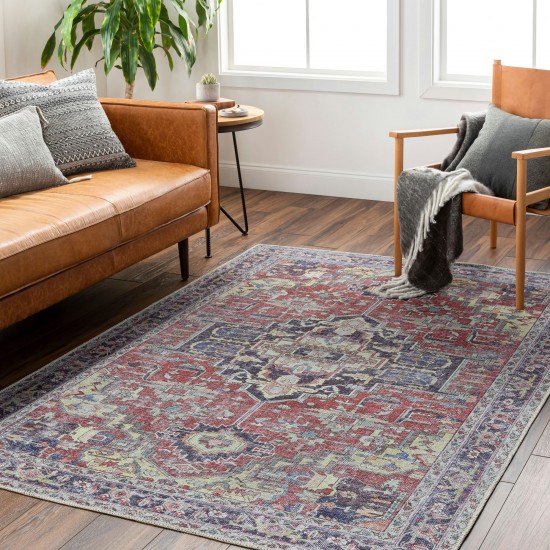 Surya Amelie Burgundy Rug 2'7" X 7'10"