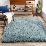 Surya Angora Ice Blue Rug 6'7" X 9'