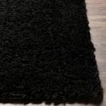 Surya Angora Black Rug 2'3" X 3'9"