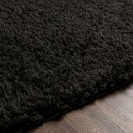 Surya Angora Black Rug 2'3" X 3'9"