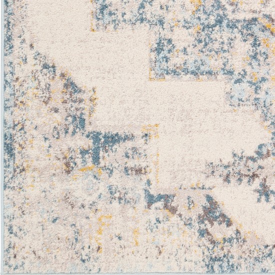 Surya Ankara Ice Blue Rug 5'3" Round