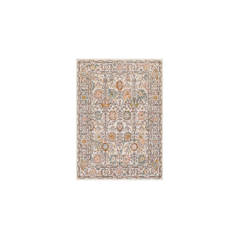 Surya Ankara Rug 5'3" Round Dusty Pink