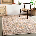 Surya Ankara Rug 6'7" Square Dusty Pink