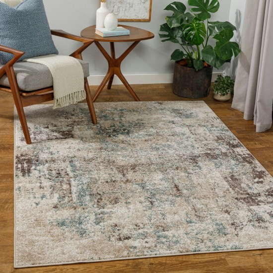 Surya Ankara Teal Rug 5'2" X 7'